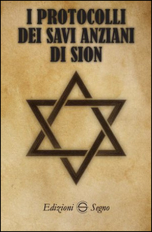 Copertina libro savi anziani di Sion